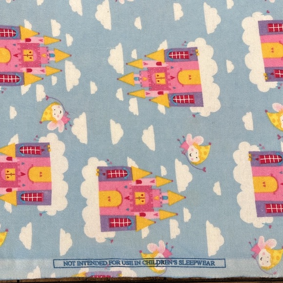 Flannel Princess Castle Fabric - Picture 7 of 7